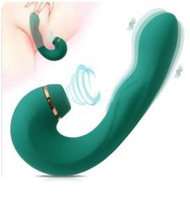  Vajinal Tapping Titreşimli G-Spot Uyarıcı ve Klitoris Emiş Güçlü 3 in 1 Vibratör