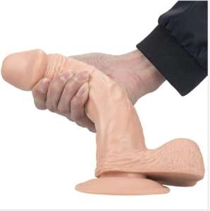 24 cm Vantuzlu Realistik Penis Anal Vajinal Dildo